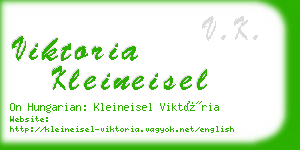 viktoria kleineisel business card